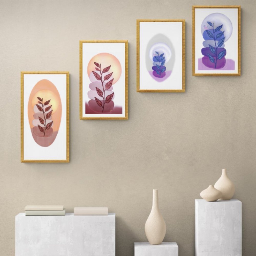 Rock Art Collection | Modern Wall Art Decor | Minimalist Digital Print